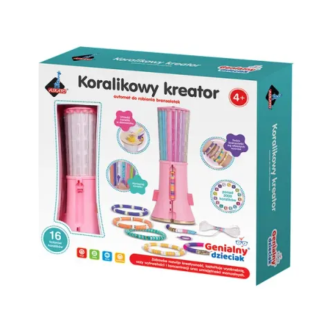 Genialny Dzieciak - Koralikowy kreator do robienia bransoletek. Askato