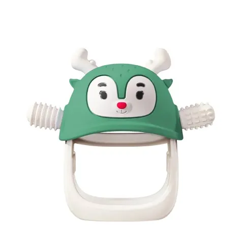 Gryzak dla Niemowlaka Renifer Zielony Smily Mia