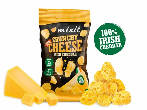 Chrupiący ser do kieszeni - Irlandzki cheddar. Mixit