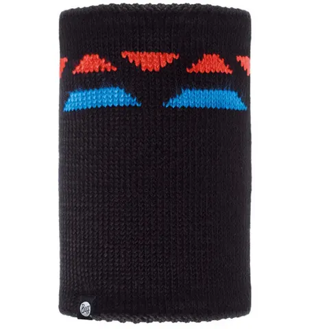 BUFF NECKWARMER KNITTED POLAR RIGER BLACK