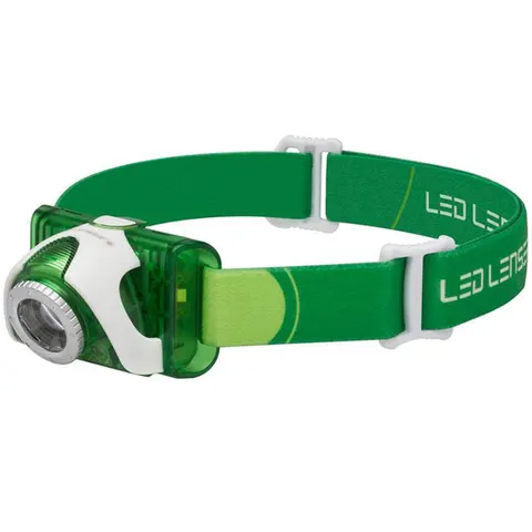 Latarka czołowa Ledlenser SEO 3 Green Giftbox