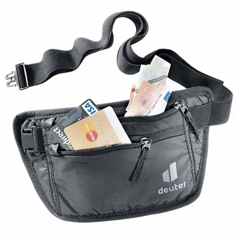 Dyskretna biodrówka Deuter Security Money Belt I - Black