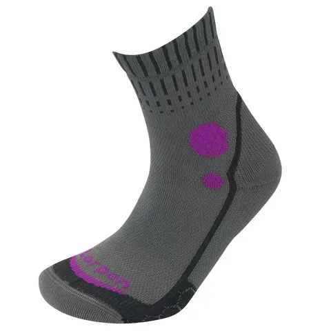 Skarpety Lorpen T3 Women's Running Mid Crew X3OSW-Charcoal/Azalea-M