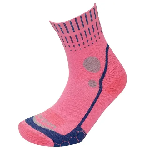 Skarpety Lorpen T3 Women's Running Mid Crew X3OSW-Coral/Blue-M