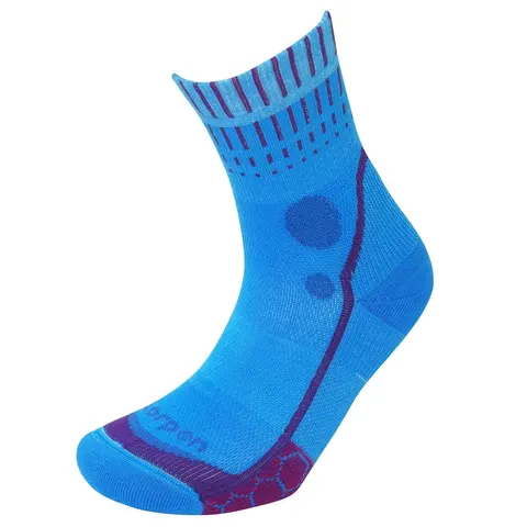 Skarpety Lorpen T3 Women's Running Mid Crew X3OSW-Turquoise/Plum-M