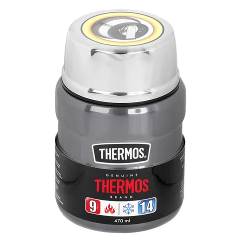 Termos na obiad THERMOS King Food Jar 470ml Gun Metal