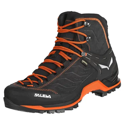 Buty trekkingowe Salewa MS MTN Trainer Mid GTX - Asphalt/Fluo Orange