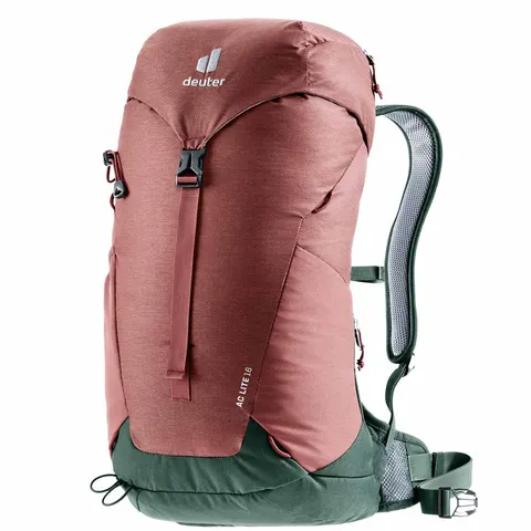 Lekki plecak z siatką Deuter AC Lite 16 - Redwood-Ivy