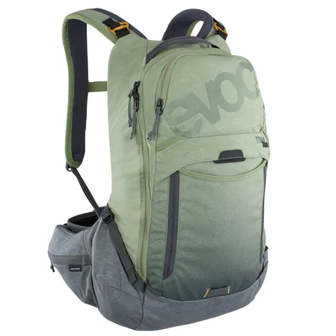 Plecak z ochraniaczem Evoc Trail PRO 16-Light Olive-Carbon Grey L/XL