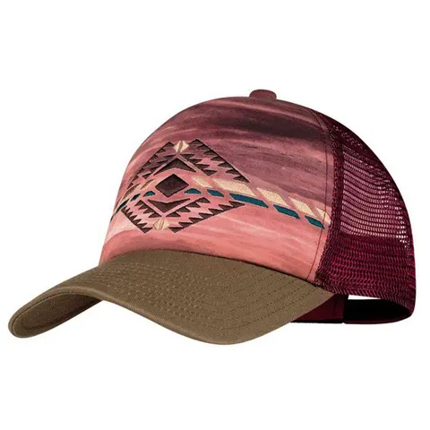 Czapka z daszkiem Buff Trucker Cap Sykora Maron - L/XL
