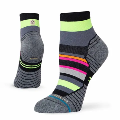 Damskie skarpety Multi-sportowe Stance TILED QUARTER - Black