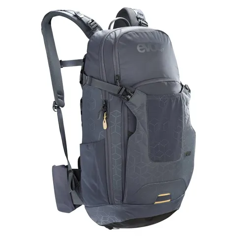 Rowerowy plecak z ochraniaczem Evoc Neo 16-Carbon Grey S/M