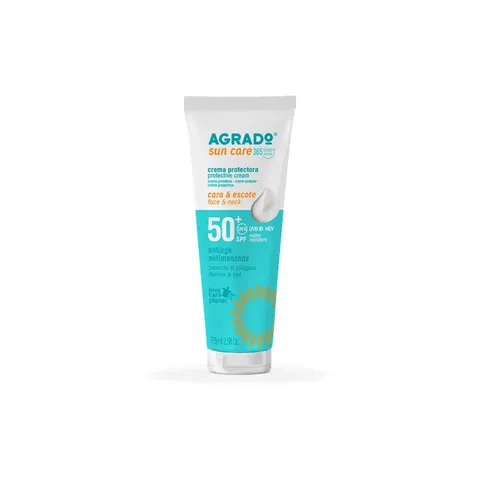AGRADO Ochronny krem ​​do twarzy przeciw przebarwieniom SPF50+, 75 ml