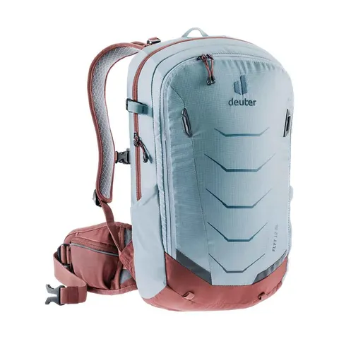 Damski plecak rowerowy z protektorem Deuter Flyt 12 SL - Dusk - Redwood