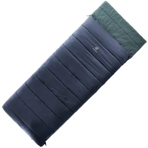 Kopertowy śpiwór syntetyczny Deuter ORBIT SQ -5°-Prawy Ink-Teal