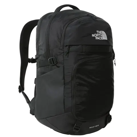 Pojemny plecak na laptopa The North Face Router - TNF Black-TNF Black