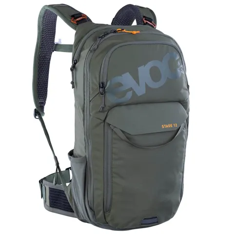 Kompaktowy plecak rowerowy Evoc Stage 12 - Dark Olive