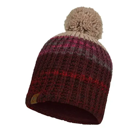 Czapka zimowa Buff KNITTED & FLEECE HAT ALINA - MAROON