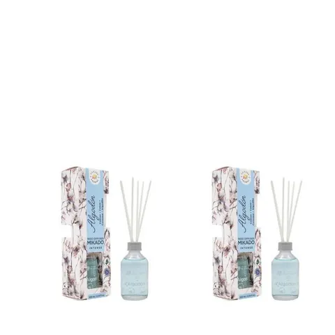 LA CASA DE LOS AROMAS INTENSO Patyczki zapachowe KWIAT BAWEŁNY 100 ml, pakiet 2 opakowań