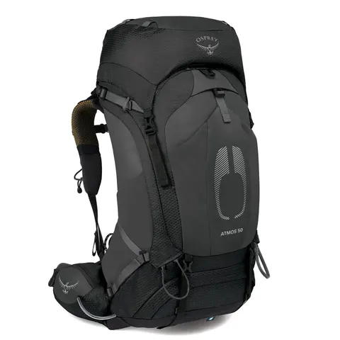 Dwukomorowy plecak męski Osprey Atmos AG 50 L/XL - Black