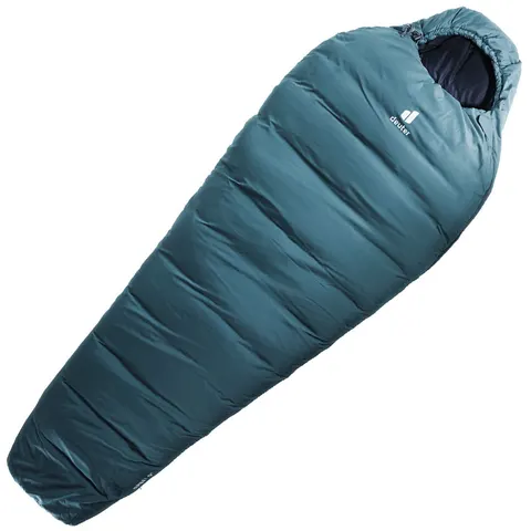 Jednowarstwowy śpiwór syntetyczny Deuter Orbit 0° REGULAR -Prawy Arctic-Ink