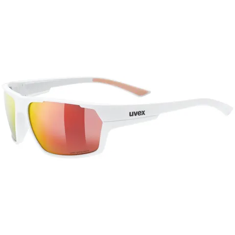 Okulary Uvex Sportstyle 233 - White/mat/red