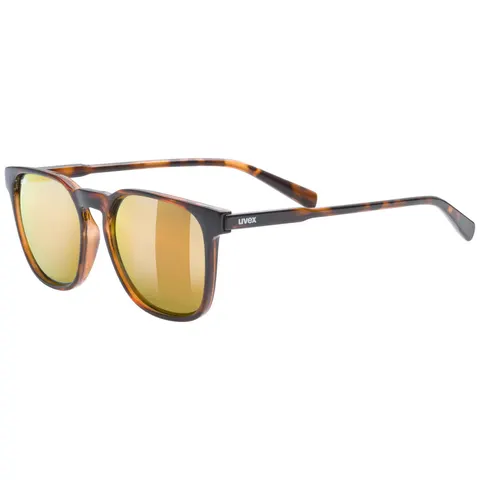 Okulary przeciwsłoneczne Uvex Lgl 49 - Havanna/gold