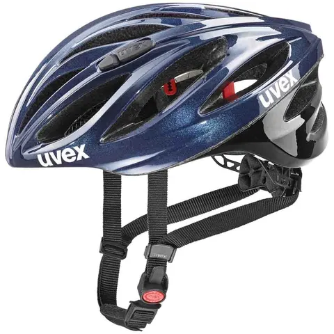Kask rowerowy Uvex Boss Race - Deep Space Black - 55-60 cm