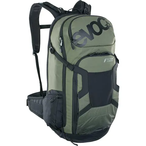 Plecak rowerowy z protektorem Evoc FR Tour E-RIDE 30 - Dark Olive-Black M/L