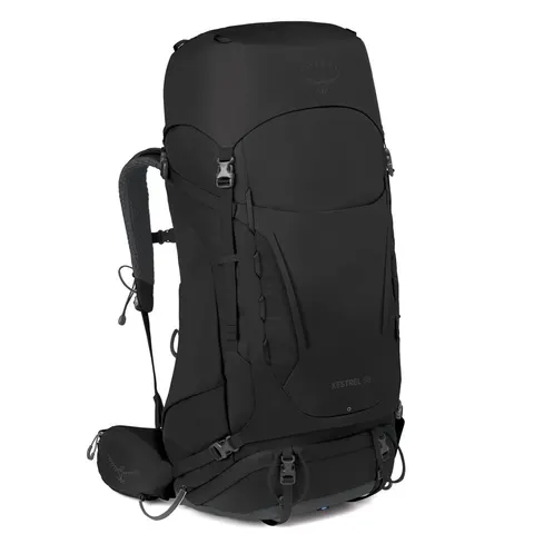 Dwukomorowy plecak męski Osprey Kestrel 58 S/M - Black