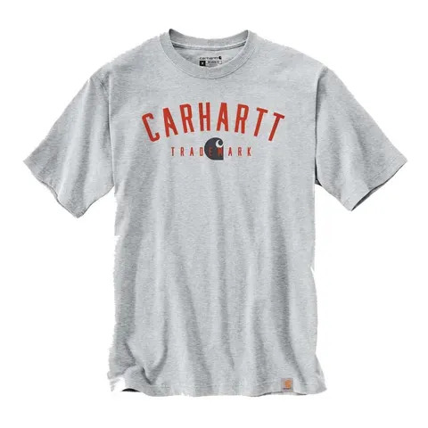 Koszulka Carhartt Heavyweight Trademark Graphic T-Shirt - Heather Grey