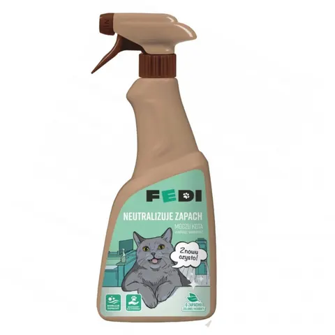 FEDI Płyn neutralizujący zapach moczu kota CYTRYNA, 500 ml