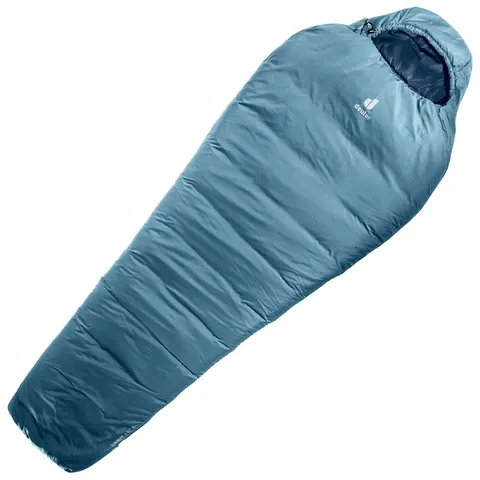 Letni śpiwór dla wysokich Deuter Orbit +5° LONG - Lewy Atlantic-Ink
