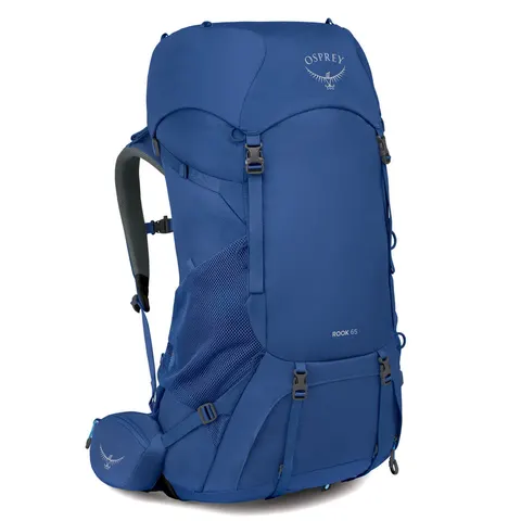 Męski plecak trekkingowy Osprey Rook 65 - Astrology Blue/Blue Flame
