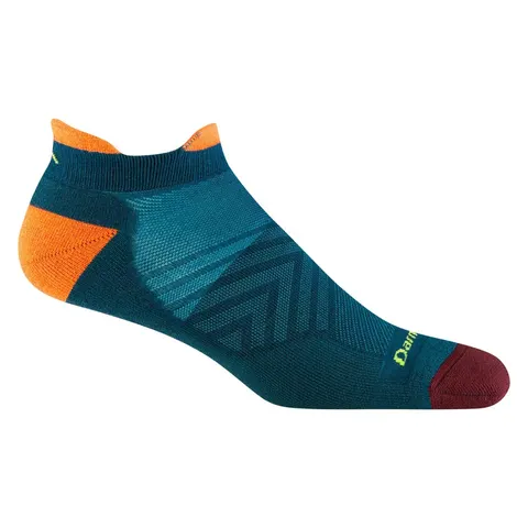 Skarpety Darn Tough Men's Run No Show Tab Cushioned Ultra-Lightweight Running Sock - Dark Teal