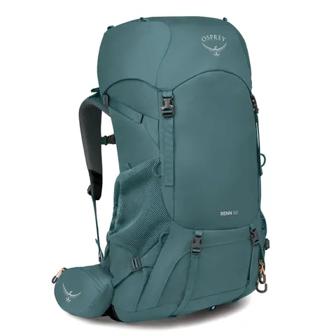 Damski plecak dwukomorowy Osprey Renn 50 - Cascade Blue/Melon Orange