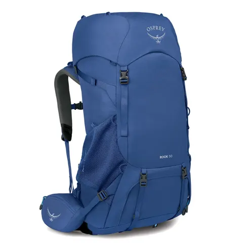 Męski plecak turystyczny Osprey Rook 50 - Astrology Blue/Blue Flame