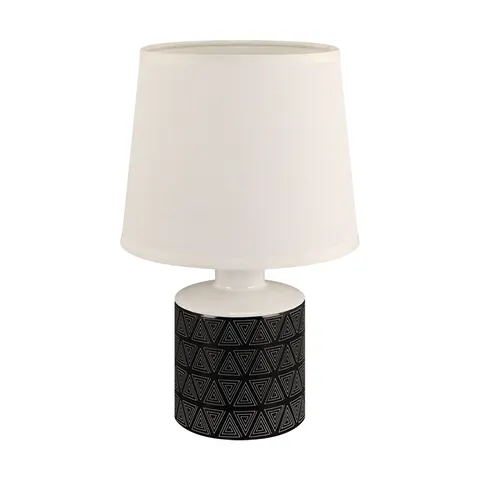 Lampka stołowa TOPIK E14 WHITE/BLACK