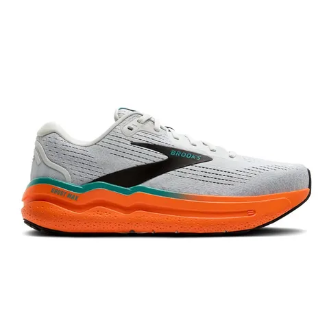 Męskie buty do biegania Brooks Ghost Max 2 – Oyster Mushroom/Orange/Teal
