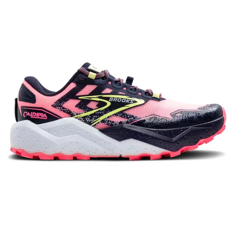 Damskie buty do biegania Brooks Caldera 7 - Pink/Peacoat/Sunny Lime
