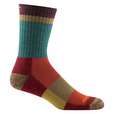 Męskie skarpety trekkingowe Darn Tough M'S Heady Stripe Micro Crew Lightweight Hiking Sock – Teal