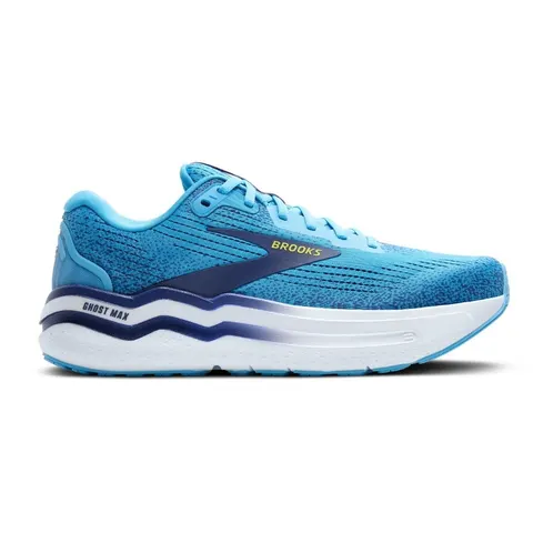Męskie buty do biegania Brooks Ghost Max 2 – Bonnie Blue/Blue Ribbon/Yellow