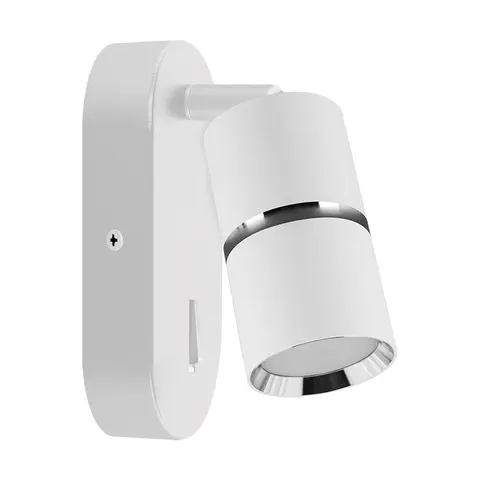 Oprawa dekoracyjna DIOR WLL GU10 WHITE/CHROME