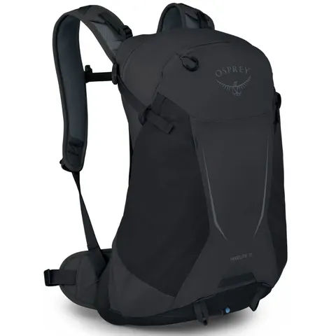 Lekki plecak turystyczny Osprey Hikelite 18 – Raven Black