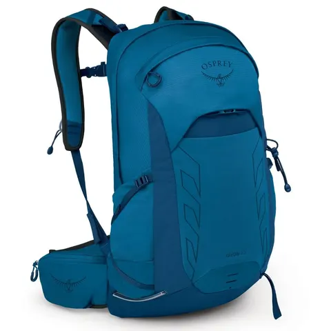 Męski plecak turystyczny Osprey Talon 22 – Scoria Blue/Night Shift