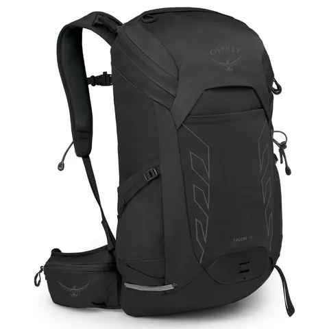 Męski plecak turystyczny Osprey Talon 26 – Black/Coal Grey