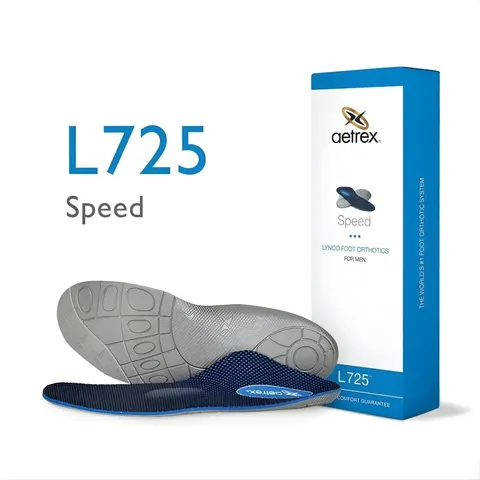 Męskie wkładki sztyftowe ze wsparciem śródstopia Aetrex Speed Orthotics L725M