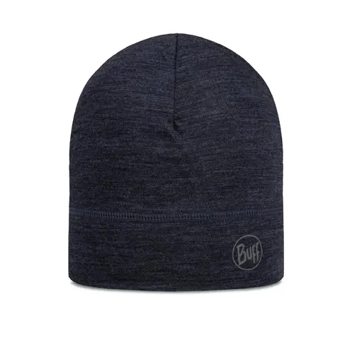 Jednowarstwowa czapka Buff Merino Lightweight Beanie - Solid Night Blue