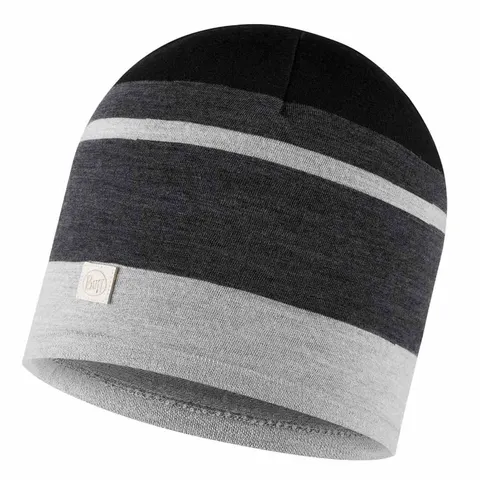 Jednowarstwowa czapka Buff Merino Move Beanie - Graphite