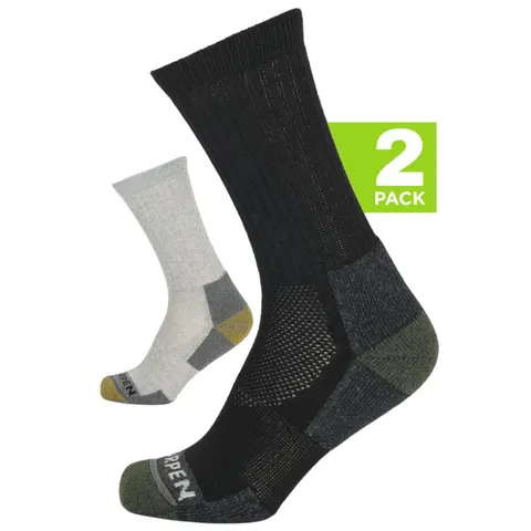 Skarpety Lorpen T2 2 Pack Wool Hike Crew - Black/Light Granite